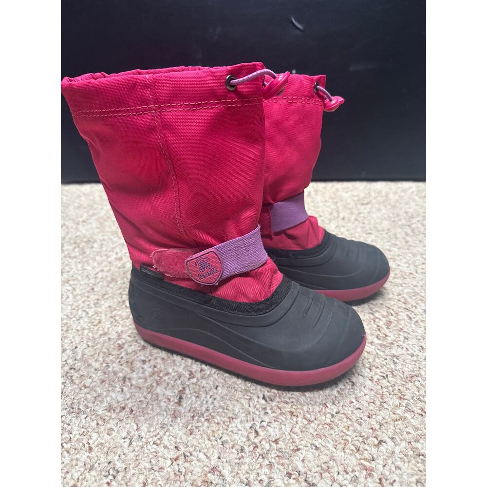 Kamik Kids' Fuchsia and Black Snow Boots